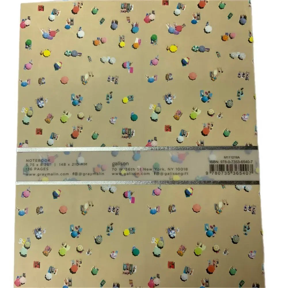NEW Gray Malin The Beach A5 Notebook Journal Aerial Photo Umbrellas 136 pages